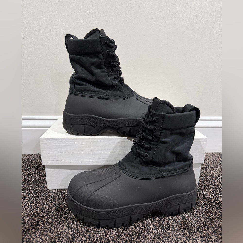 Celine x Phoebe Philo Black Duck Boots